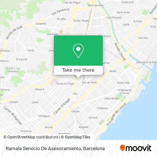 Ramala Servicio De Asesoramiento map