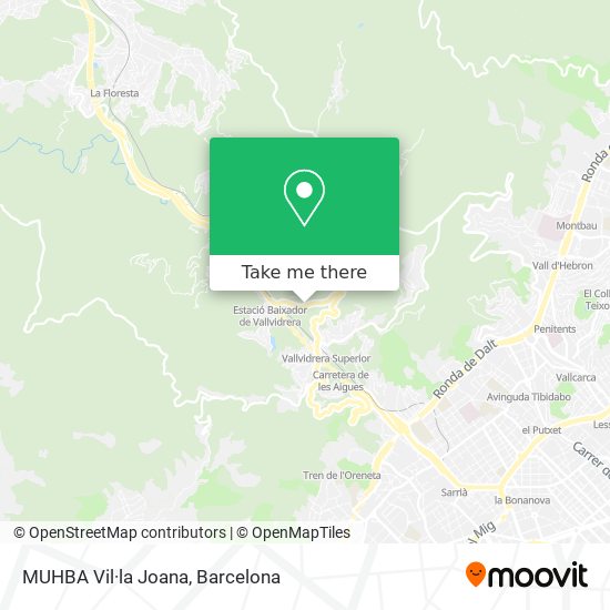 MUHBA Vil·la Joana map