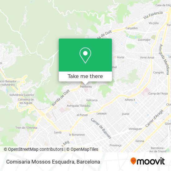 Comisaria Mossos Esquadra map