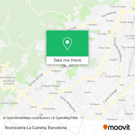 Rostisseria La Cuineta map