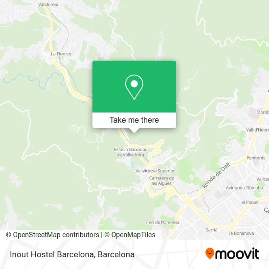 Inout Hostel Barcelona map