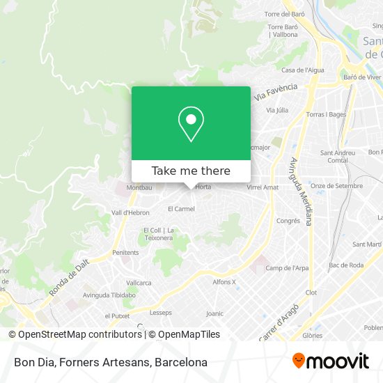 Bon Dia, Forners Artesans map