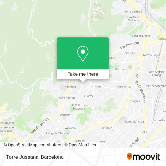 Torre Jussana map