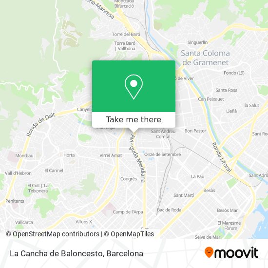 La Cancha de Baloncesto map