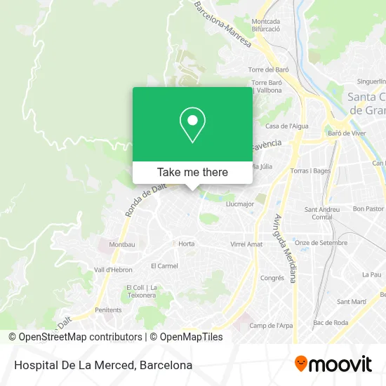 Hospital De La Merced map