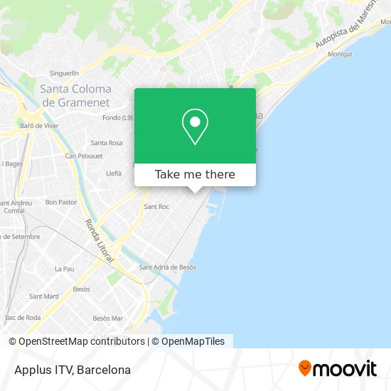 Applus ITV map