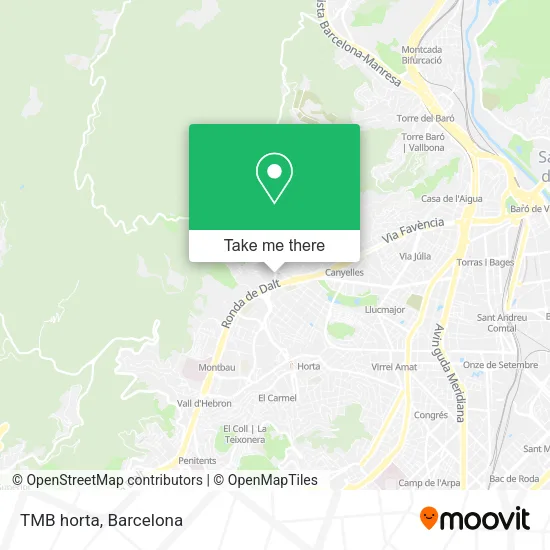TMB horta map