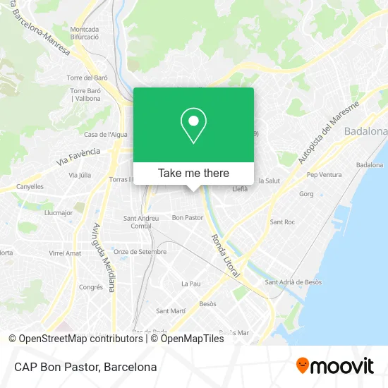 CAP Bon Pastor map