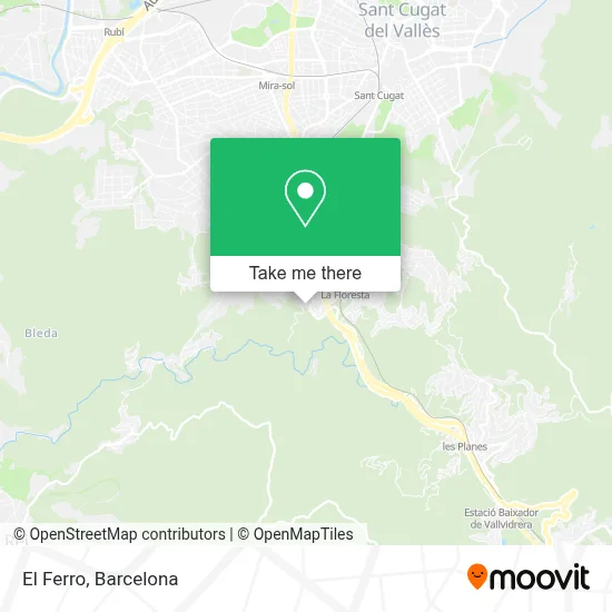 El Ferro map