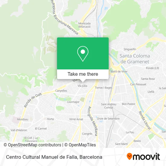 Centro Cultural Manuel de Falla map