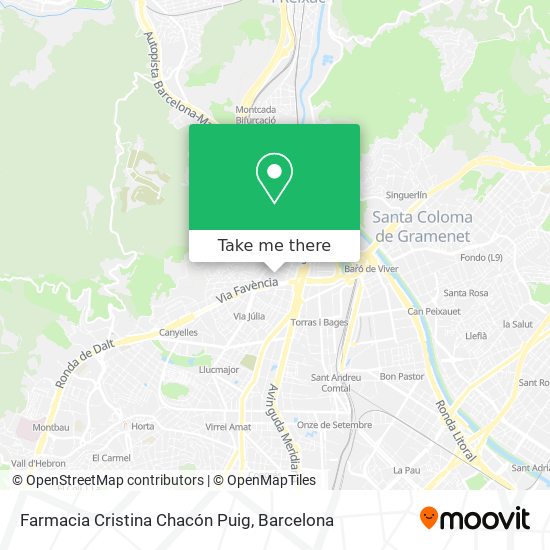Farmacia Cristina Chacón Puig map