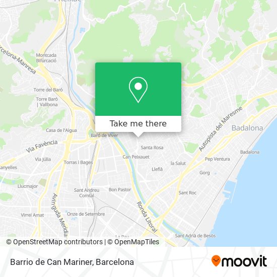 Barrio de Can Mariner map