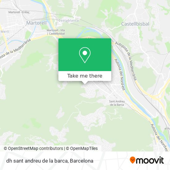 dh sant andreu de la barca map