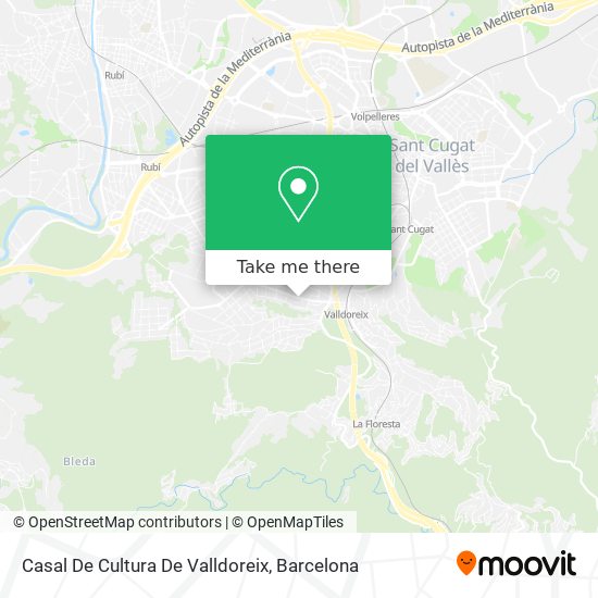 Casal De Cultura De Valldoreix map