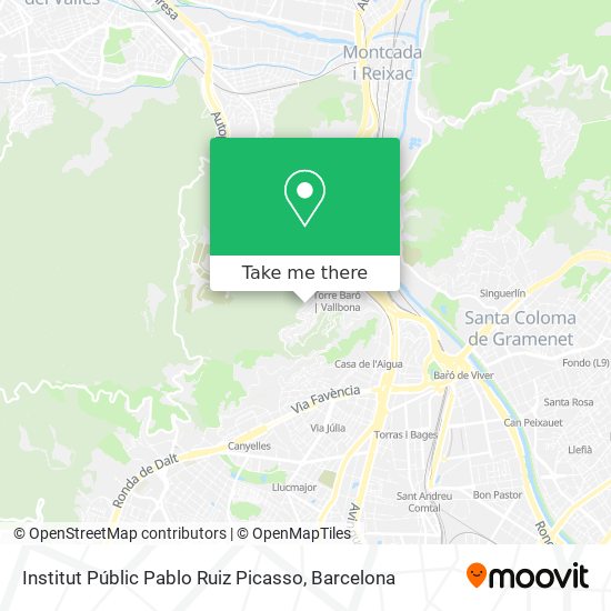 Institut Públic Pablo Ruiz Picasso map