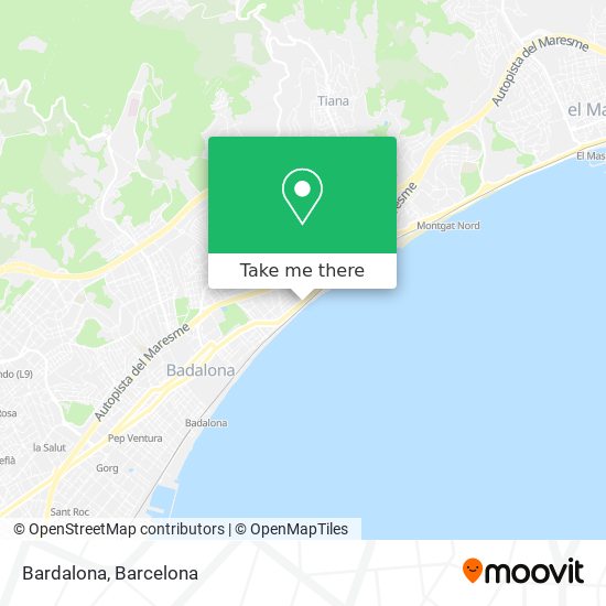 Bardalona map