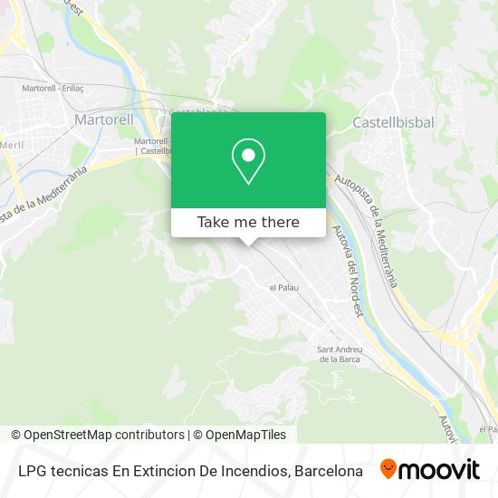 LPG tecnicas En Extincion De Incendios map