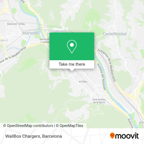 WallBox Chargers map