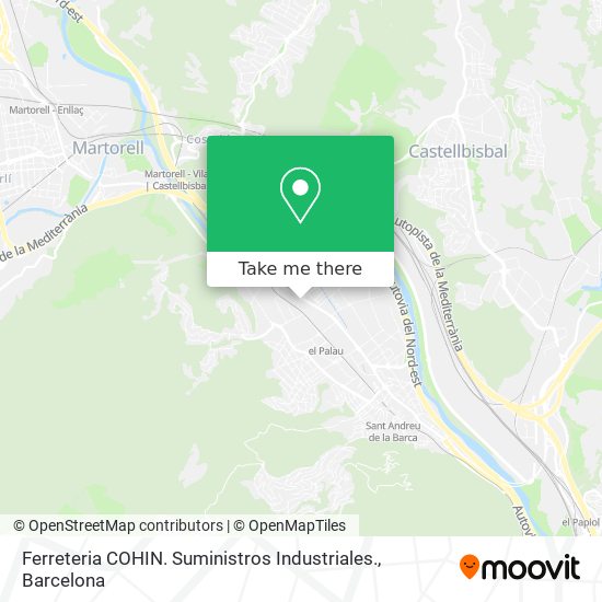 Ferreteria COHIN. Suministros Industriales. map