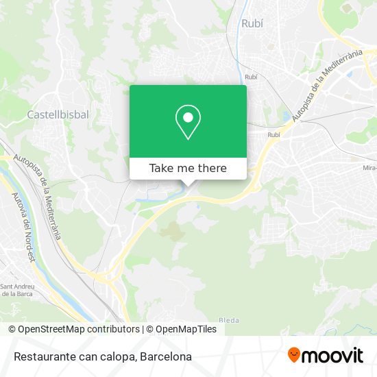 Restaurante can calopa map