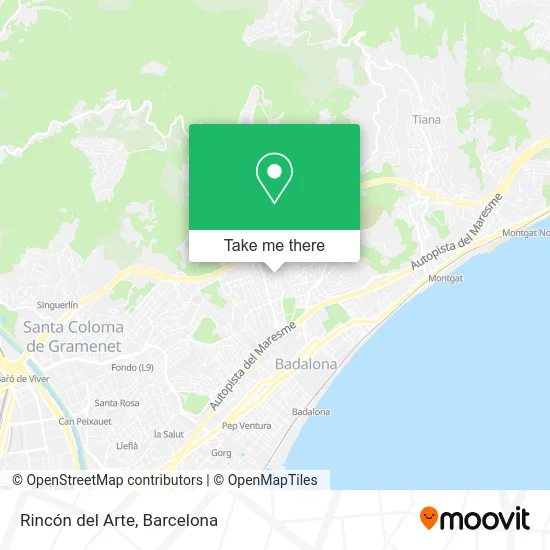 Rincón del Arte map