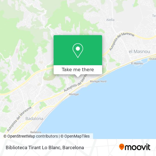 Biblioteca Tirant Lo Blanc map