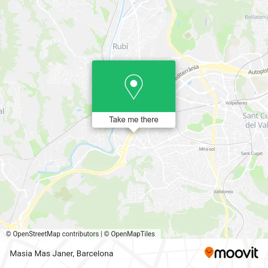 Masia Mas Janer map