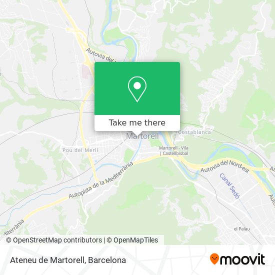 Ateneu de Martorell map