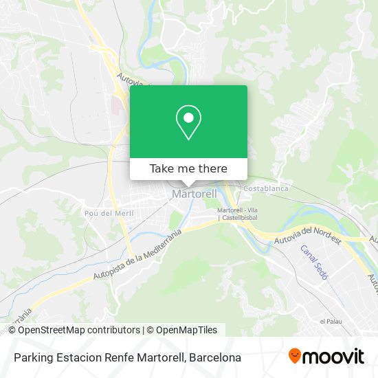 Parking Estacion Renfe Martorell map