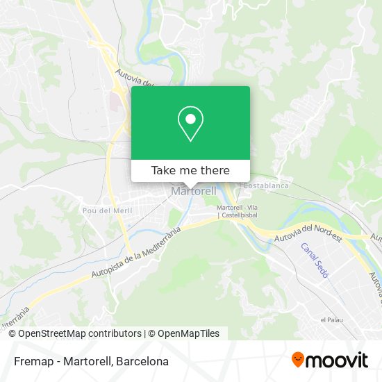 Fremap - Martorell map