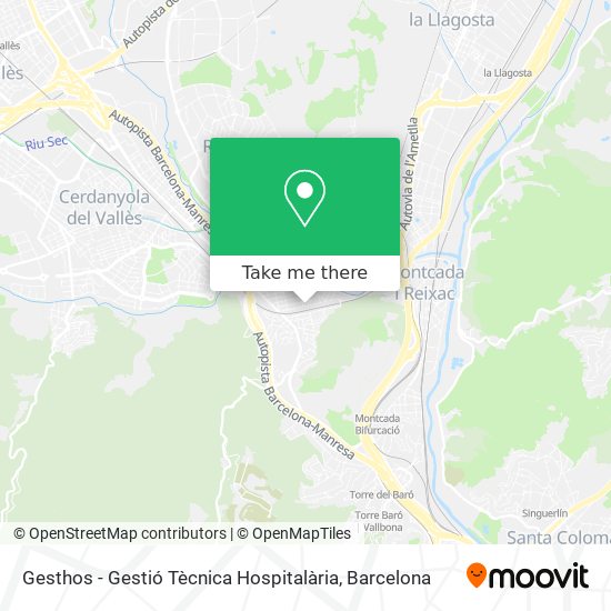 Gesthos - Gestió Tècnica Hospitalària map
