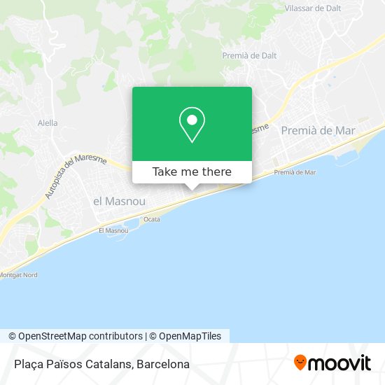 Plaça Països Catalans map