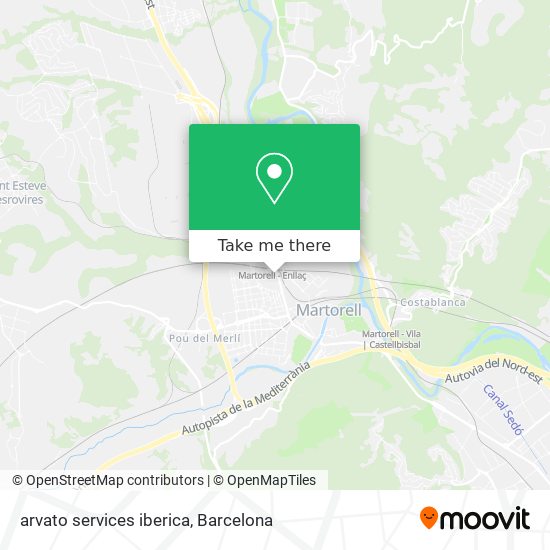 arvato services iberica map