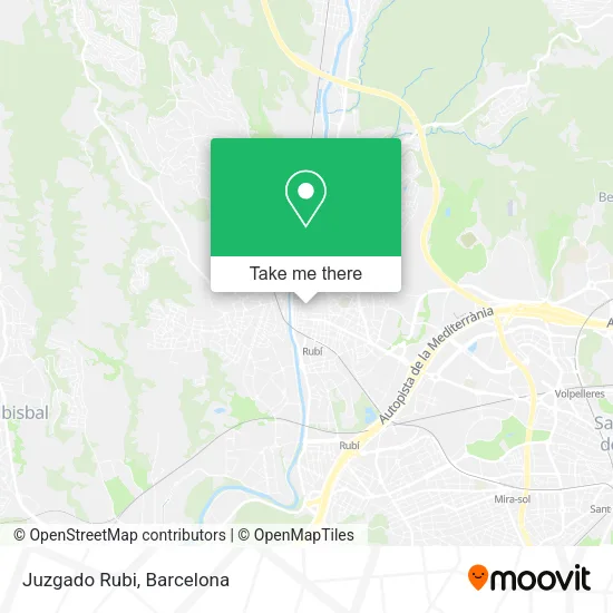 Juzgado Rubi map