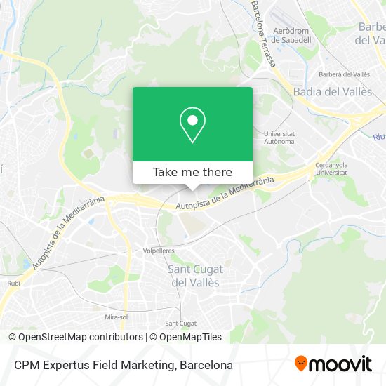 CPM Expertus Field Marketing map