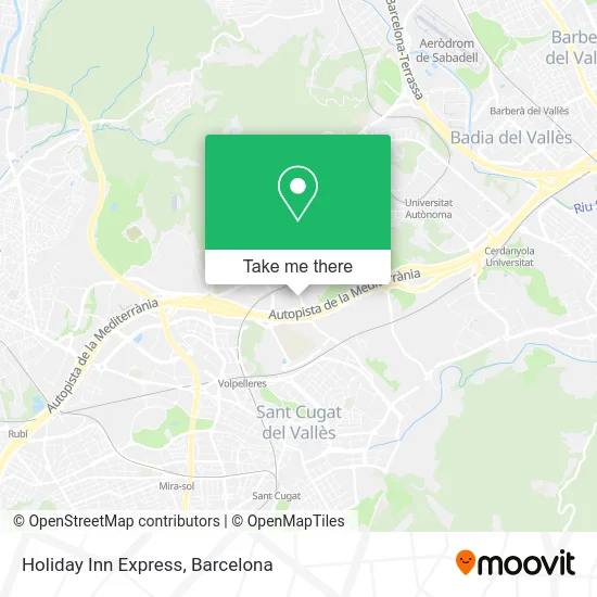 Holiday Inn Express map