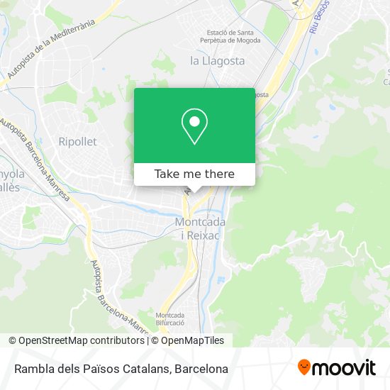 Rambla dels Països Catalans map
