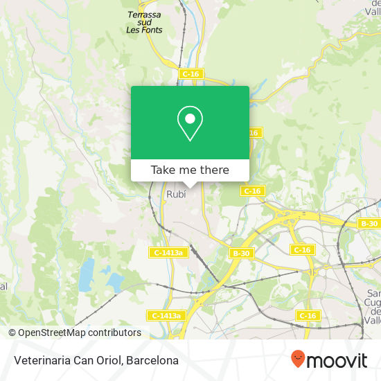 Veterinaria Can Oriol map