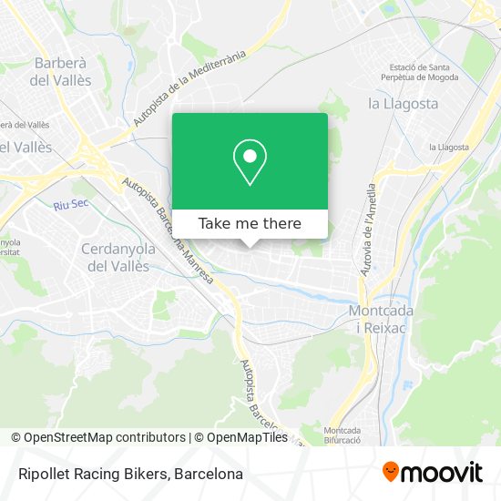 Ripollet Racing Bikers map