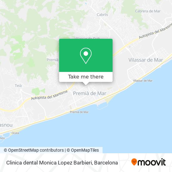 Clinica dental Monica Lopez Barbieri map