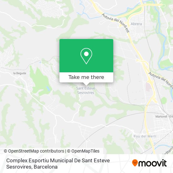 Complex Esportiu Municipal De Sant Esteve Sesrovires map