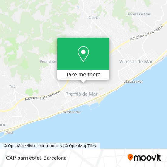 mapa CAP barri cotet