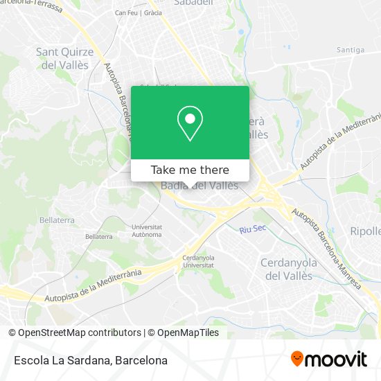 Escola La Sardana map