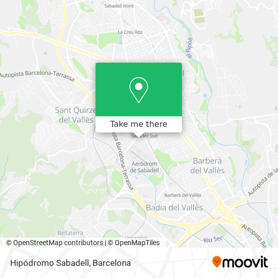 Hipódromo Sabadell map