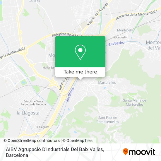 AIBV Agrupació D'Industrials Del Baix Vallès map