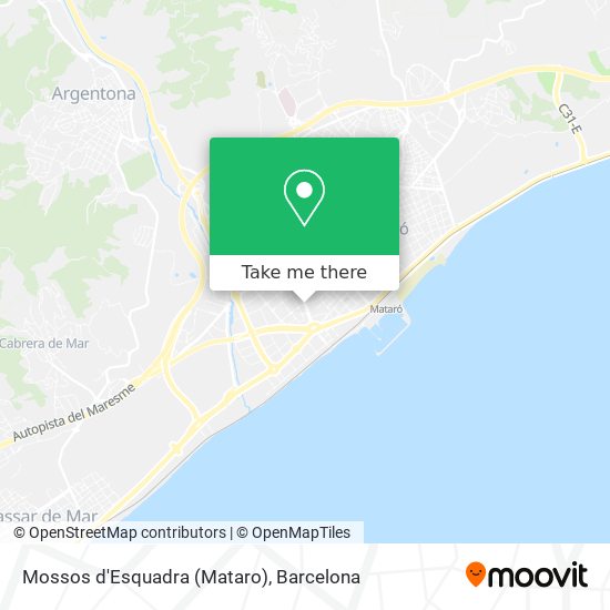Mossos d'Esquadra (Mataro) map
