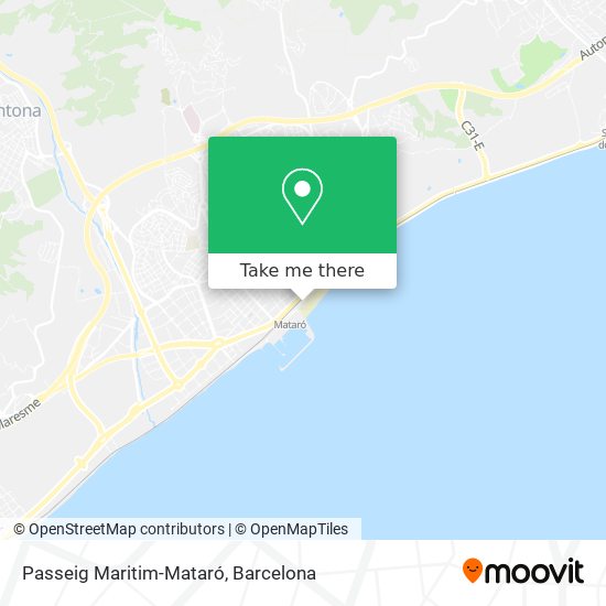 Passeig Maritim-Mataró map