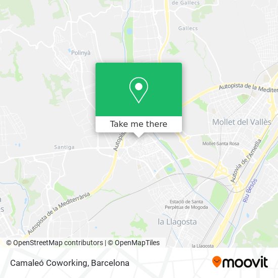 Camaleó Coworking map