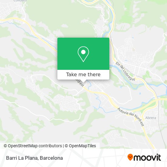 Barri La Plana map