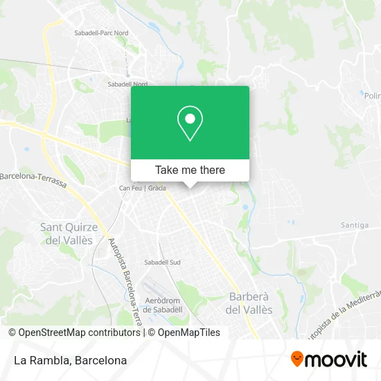 La Rambla map